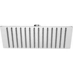 Душевая лейка VIKO V-0057 стационарная квадратная, 250х250мм, в коробке нержавейка хром