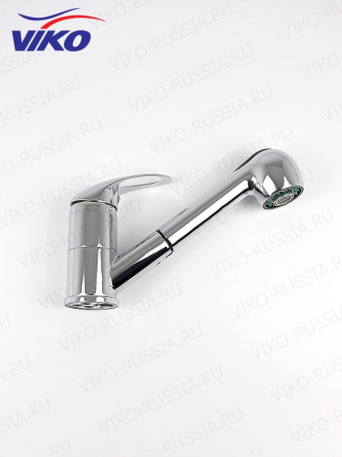 Смеситель для кухни VIKO V-6909 с вытяжной лейкой (лейка SM-032, V-0030)