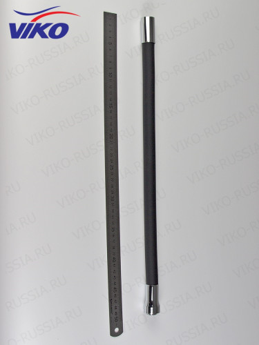 Излив VIKO V-0352 гибкий, для смесителя, Чёрный