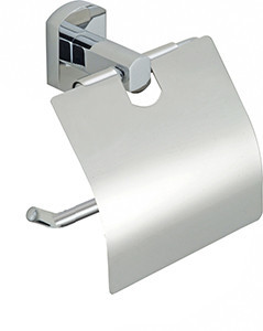 Держатель туалетной бумаги с крышкой VIKO V-311 (латунь) хром